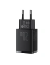 Hurtownia GSM - Ładowarka sieciowa Baseus Compact Quick Charger, USB, USB-C, 20W (czarna) - BSU2804BLK - {ean13} - Hurt