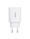Hurtownia GSM - Ładowarka sieciowa Baseus Speed Mini Quick Charger, USB-C, PD, 3A, 20W (biała) - BSU2808WHT - {ean13} - Hurt