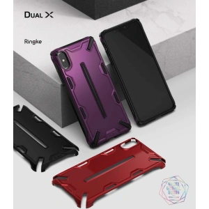 Etui Ringke Dual-X iPhone XS/X 5.8 Iron Red