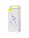 Hurtownia GSM - USB kabel 3w1 Baseus Bright Mirror, USB do micro USB / USB-C / Lightning, 100W, 1.2m (fialový) - BSU2811PRP - {ean13} - Hurt