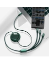 Wholesale USB cable 3in1 Baseus Bright Mirror, USB to micro USB / USB-C / Lightning, 100W, 1.2m (green) - BSU2812GRN - {ean13} - Hurt