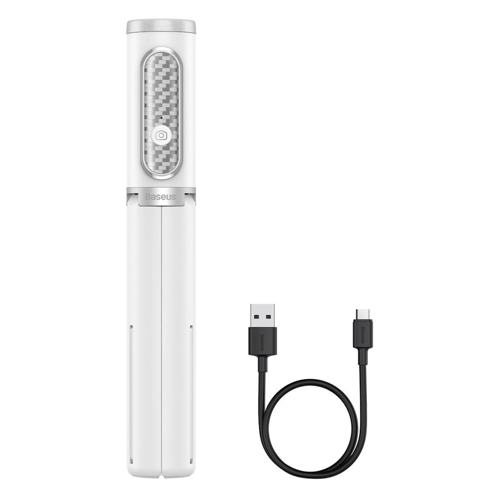 Hurtownia GSM - Selfie tyč, Bluetooth stativ Baseus Traveler (bílý) - BSU2813WHT - {ean13} - Hurt