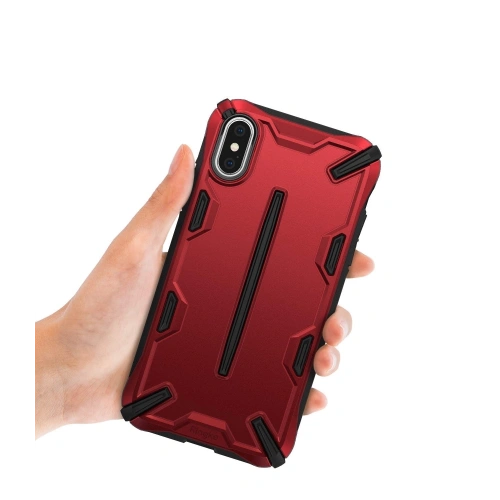 Etui Ringke Dual-X iPhone XS/X 5.8 Iron Red