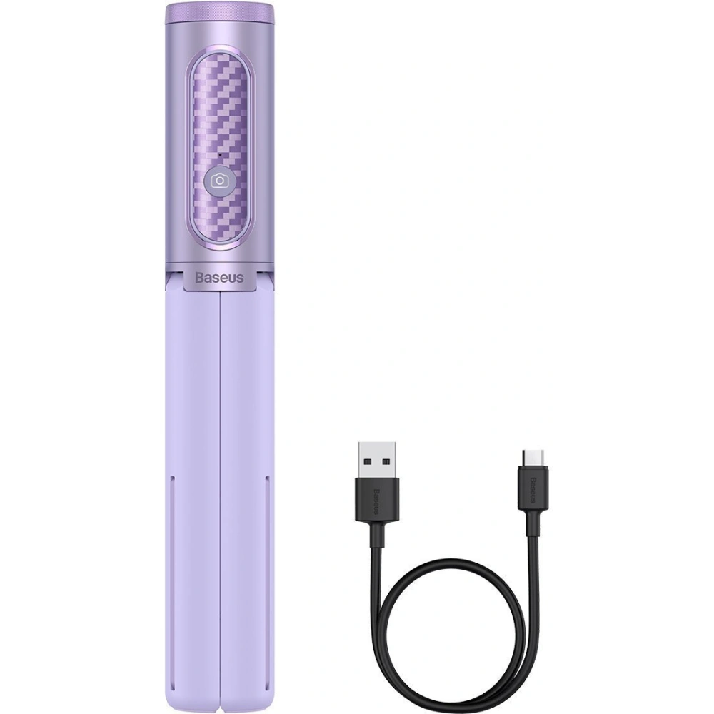 Hurtownia GSM - Selfie tyč, Bluetooth stativ Baseus Traveler (fialový) - BSU2815PRP - {ean13} - Hurt