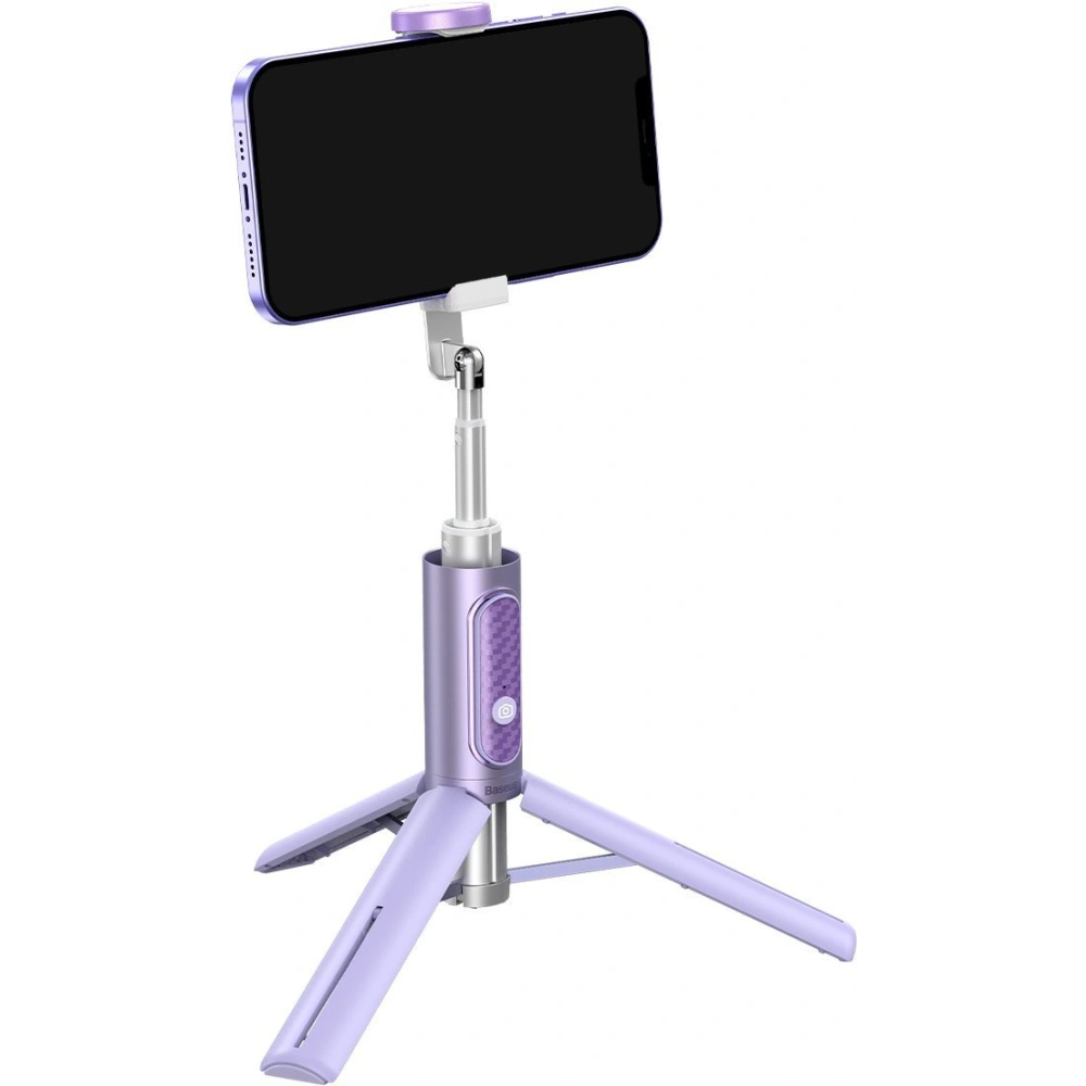 Hurtownia GSM - Selfie tyč, Bluetooth stativ Baseus Traveler (fialový) - BSU2815PRP - {ean13} - Hurt