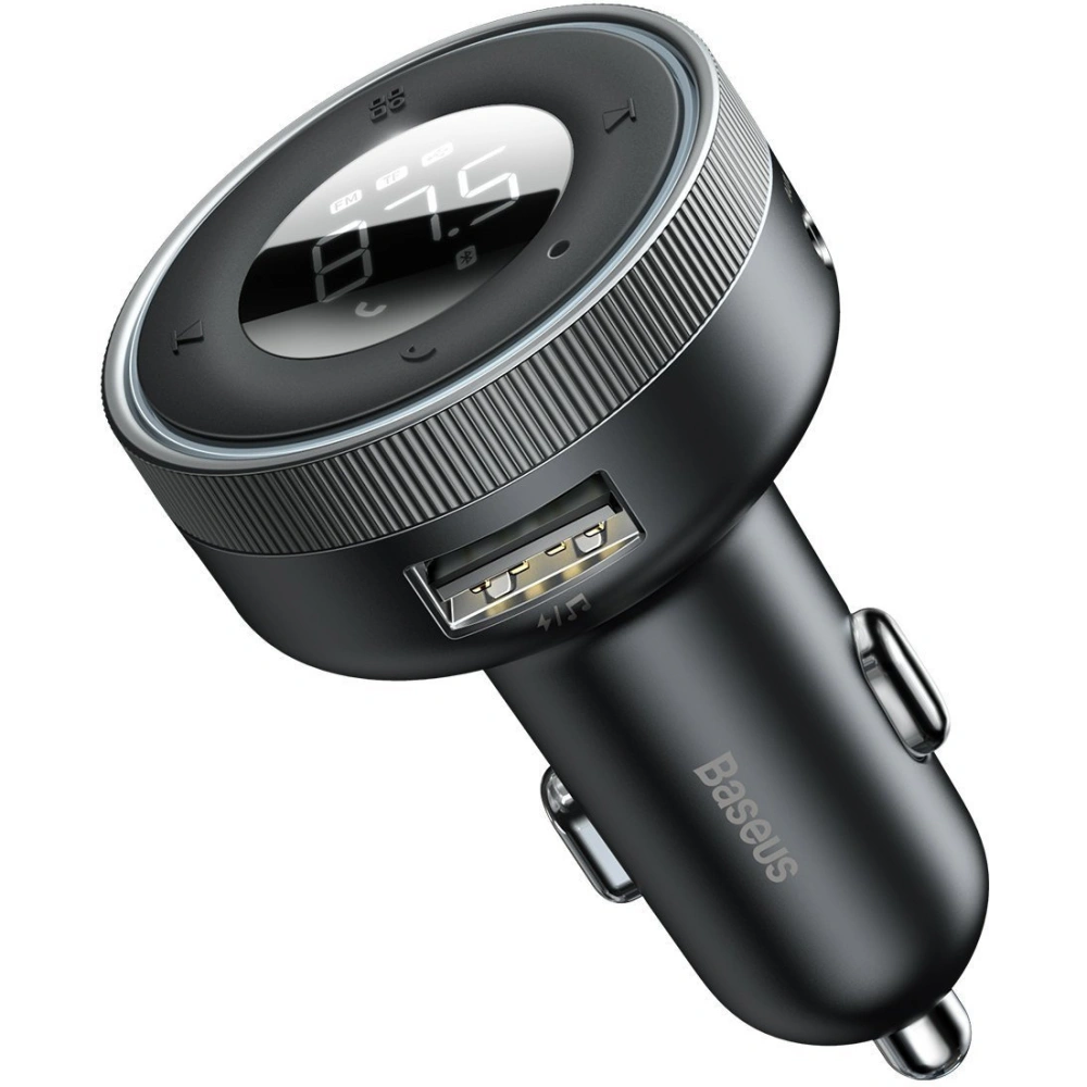 Hurtownia GSM - Transmiter FM Baseus Enjoy Car, Bluetooth 5.0, microSD, AUX (černý) - BSU2817BLK - {ean13} - Hurt