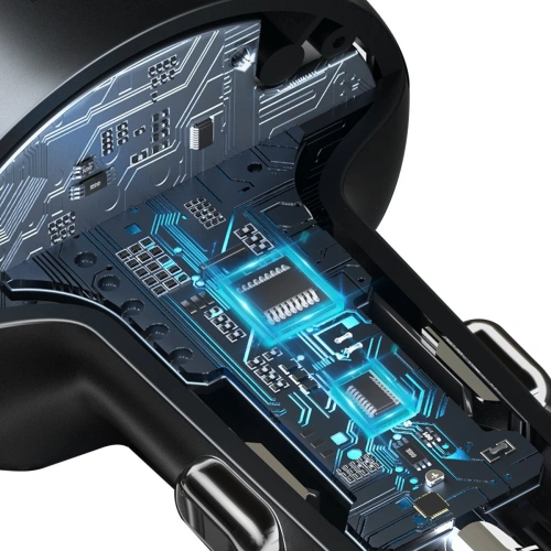 Transmiter FM Baseus Enjoy Car, Bluetooth 5.0, microSD, AUX (czarny)