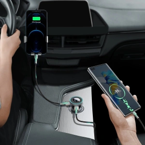 Hurtownia GSM - Transmiter FM Baseus Enjoy Car, Bluetooth 5.0, microSD, AUX (černý) - BSU2817BLK - {ean13} - Hurt