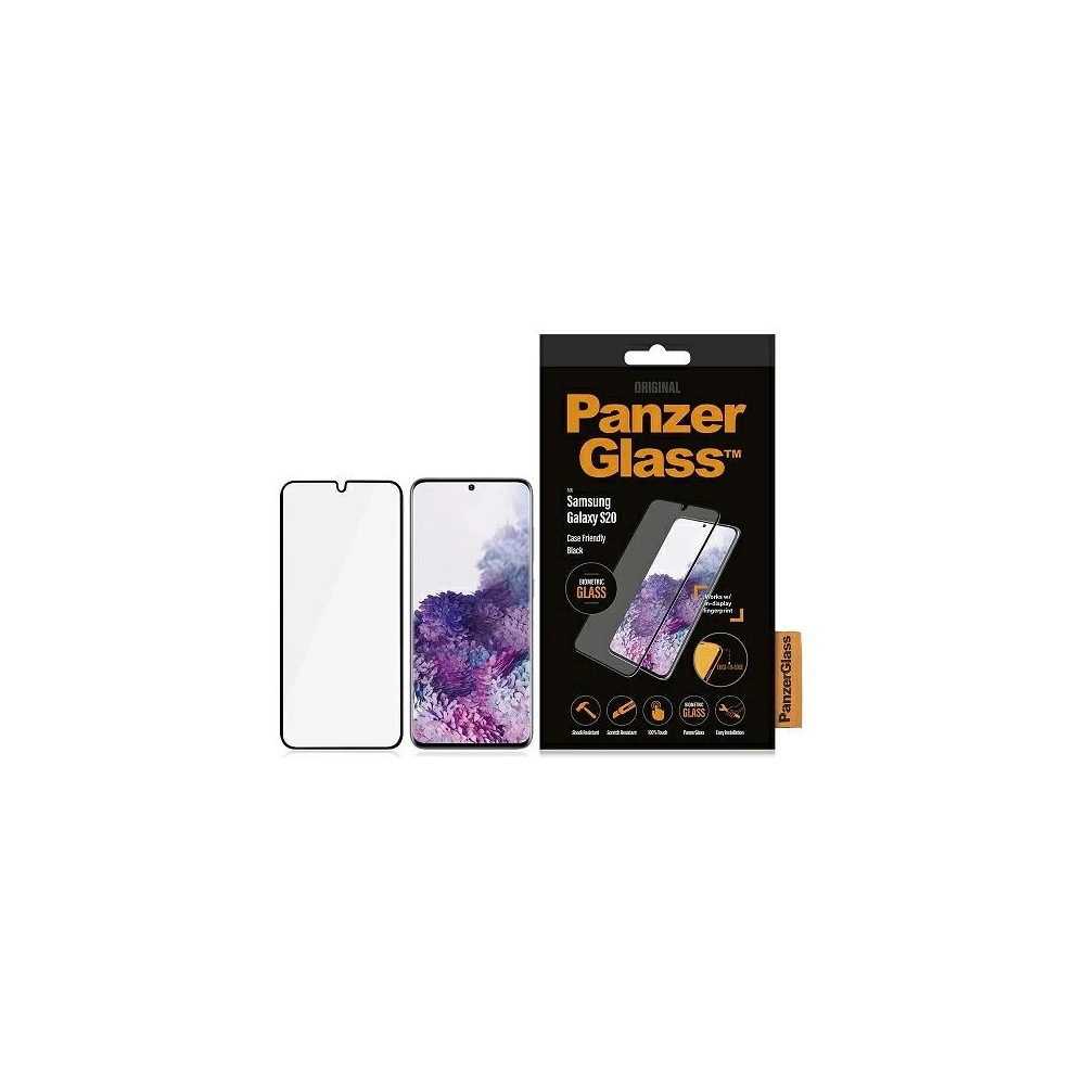 Hurtownia GSM - Hybidní sklo PanzerGlass Biometric Samsung Galaxy S20 Case Friendly - PZG008 - {ean13} - Hurt
