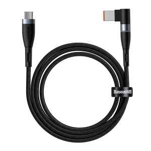 Hurtownia GSM - Kabel magnetyczny Baseus Zinc Magnetic, USB-C do wtyk DC prostokątny, 100W, PD, 2m, kątowy (czarny) - BSU2818BLK - {ean13} - Hurt