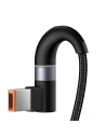 Hurtownia GSM - Kabel magnetyczny Baseus Zinc Magnetic, USB-C do wtyk DC prostokątny, 100W, PD, 2m, kątowy (czarny) - BSU2818BLK - {ean13} - Hurt