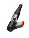 Hurtownia GSM - Kabel magnetyczny Baseus Zinc Magnetic, USB-C do wtyk DC prostokątny, 100W, PD, 2m, kątowy (czarny) - BSU2818BLK - {ean13} - Hurt
