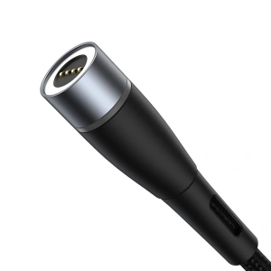 Hurtownia GSM - Kabel magnetyczny Baseus Zinc Magnetic, USB-C do wtyk DC prostokątny, 100W, PD, 2m, kątowy (czarny) - BSU2818BLK - {ean13} - Hurt