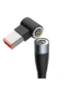 Hurtownia GSM - Kabel magnetyczny Baseus Zinc Magnetic, USB-C do wtyk DC prostokątny, 100W, PD, 2m, kątowy (czarny) - BSU2818BLK - {ean13} - Hurt