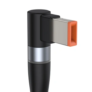 Hurtownia GSM - Kabel magnetyczny Baseus Zinc Magnetic, USB-C do wtyk DC prostokątny, 100W, PD, 2m, kątowy (czarny) - BSU2818BLK - {ean13} - Hurt