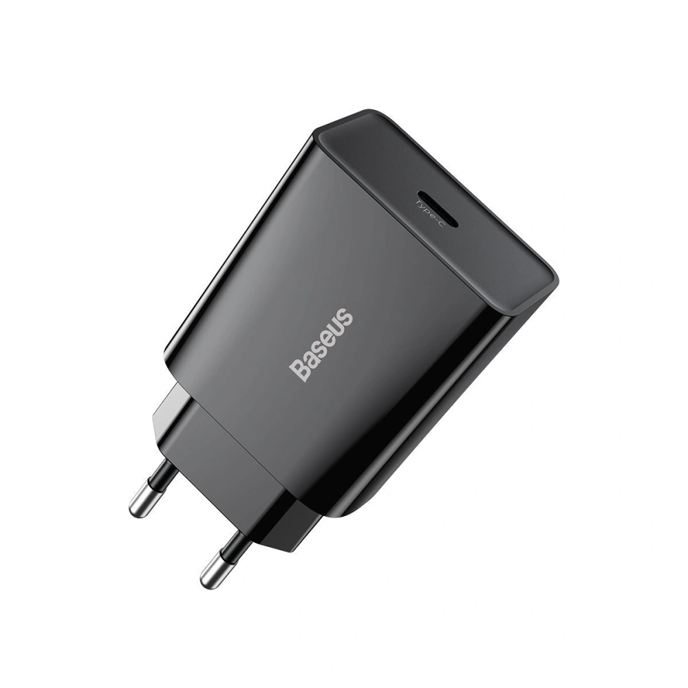Hurtownia GSM - Ładowarka sieciowa Baseus Speed Mini Quick Charger, USB-C, PD, 3A, 20W (czarna) - BSU2819BLK - {ean13} - Hurt