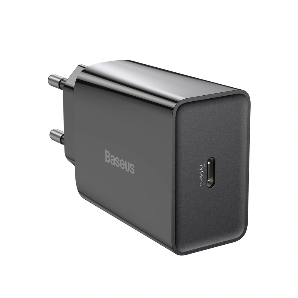 Hurtownia GSM - Ładowarka sieciowa Baseus Speed Mini Quick Charger, USB-C, PD, 3A, 20W (czarna) - BSU2819BLK - {ean13} - Hurt