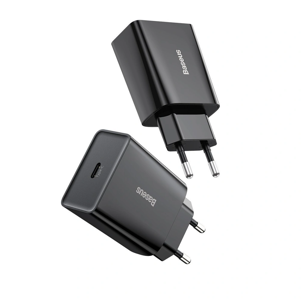 Hurtownia GSM - Ładowarka sieciowa Baseus Speed Mini Quick Charger, USB-C, PD, 3A, 20W (czarna) - BSU2819BLK - {ean13} - Hurt