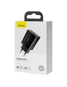 Hurtownia GSM - Ładowarka sieciowa Baseus Speed Mini Quick Charger, USB-C, PD, 3A, 20W (czarna) - BSU2819BLK - {ean13} - Hurt