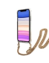 Hurtownia GSM - Guess GUHCN61KCLEO Apple iPhone 11 Leopard hardcase Gold Strap - GUE1060GLD - {ean13} - Hurt