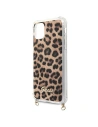 Hurtownia GSM - Guess GUHCN61KCLEO Apple iPhone 11 Leopard hardcase Gold Strap - GUE1060GLD - {ean13} - Hurt
