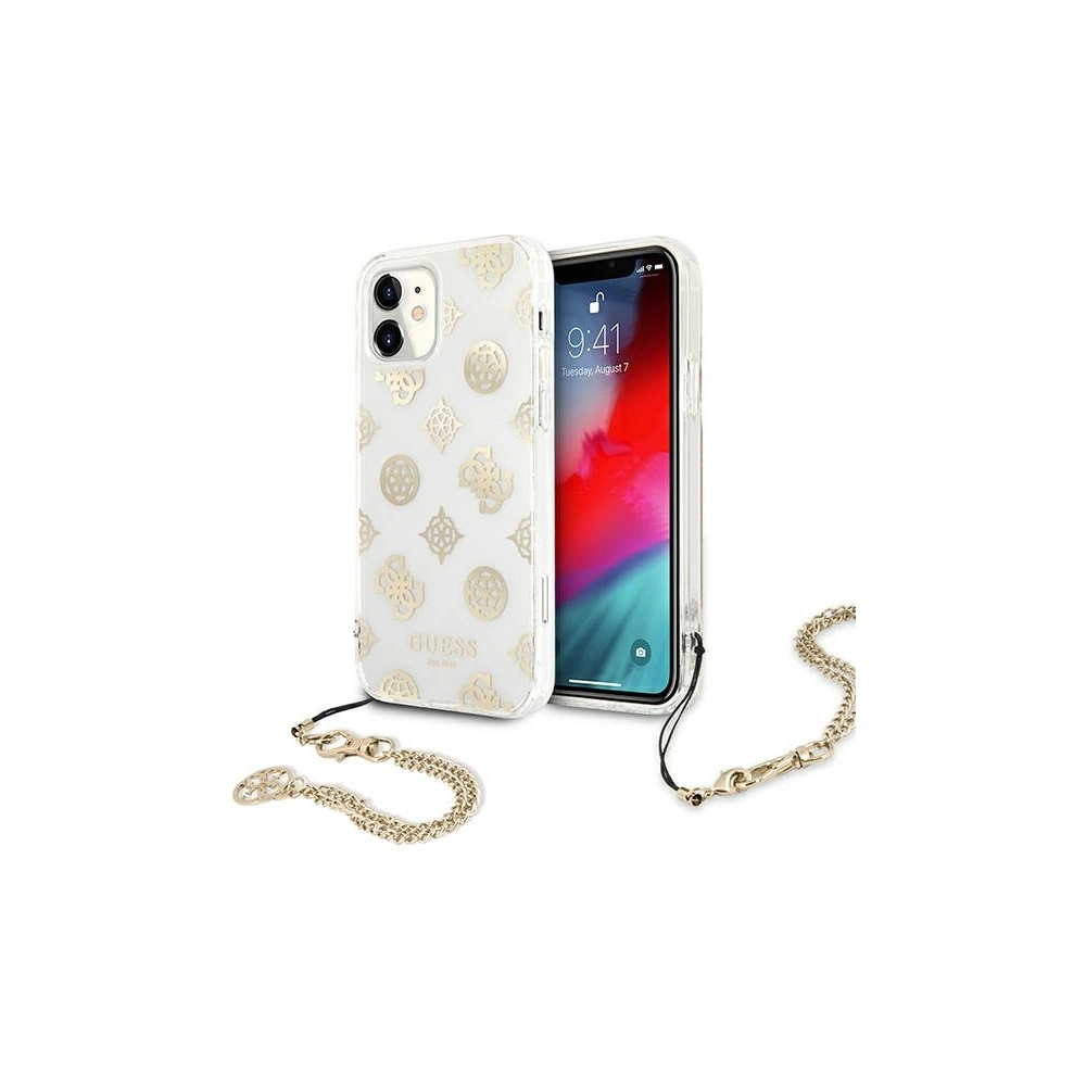 Hurtownia GSM - Etui Guess GUHCN61KSPEGO Apple iPhone 11 zlatý/gold hardcase Peony Chain Collection - GUE1062GLD - {ean13} - Hurt