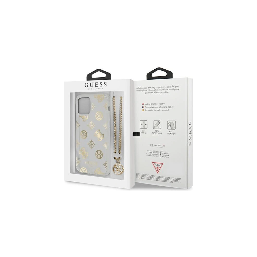Hurtownia GSM - Etui Guess GUHCN61KSPEGO Apple iPhone 11 zlatý/gold hardcase Peony Chain Collection - GUE1062GLD - {ean13} - Hurt
