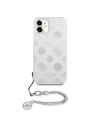 Wholesale Guess GUHCN61KSPESI Apple iPhone 11 silver hardcase Peony Chain Collection - GUE1063SLV - {ean13} - Hurt