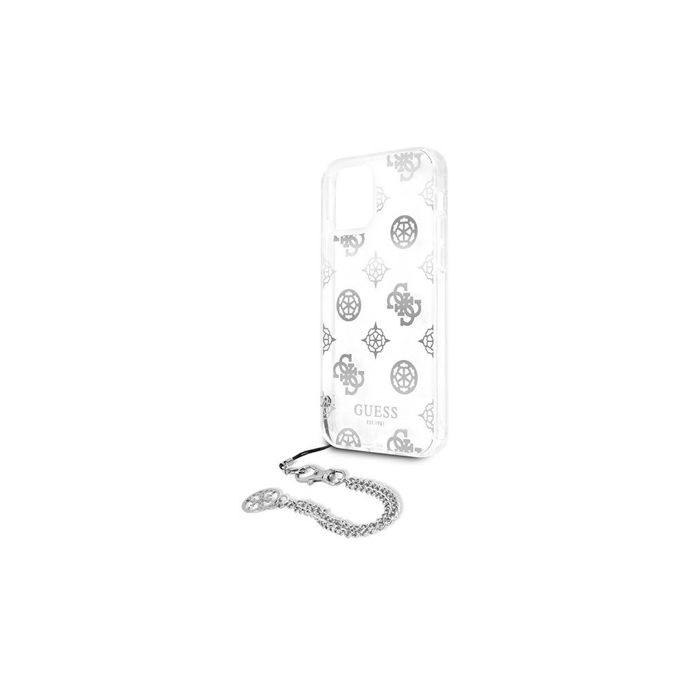 Hurtownia GSM - Etui Guess GUHCN61KSPESI Apple iPhone 11 stříbrný/silver hardcase Peony Chain Collection - GUE1063SLV - {ean13} - Hurt