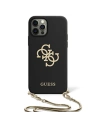Etui Guess GUHCN61LSC4GBK Apple iPhone 11 czarny/black hardcase 4G Gold Chain Collection