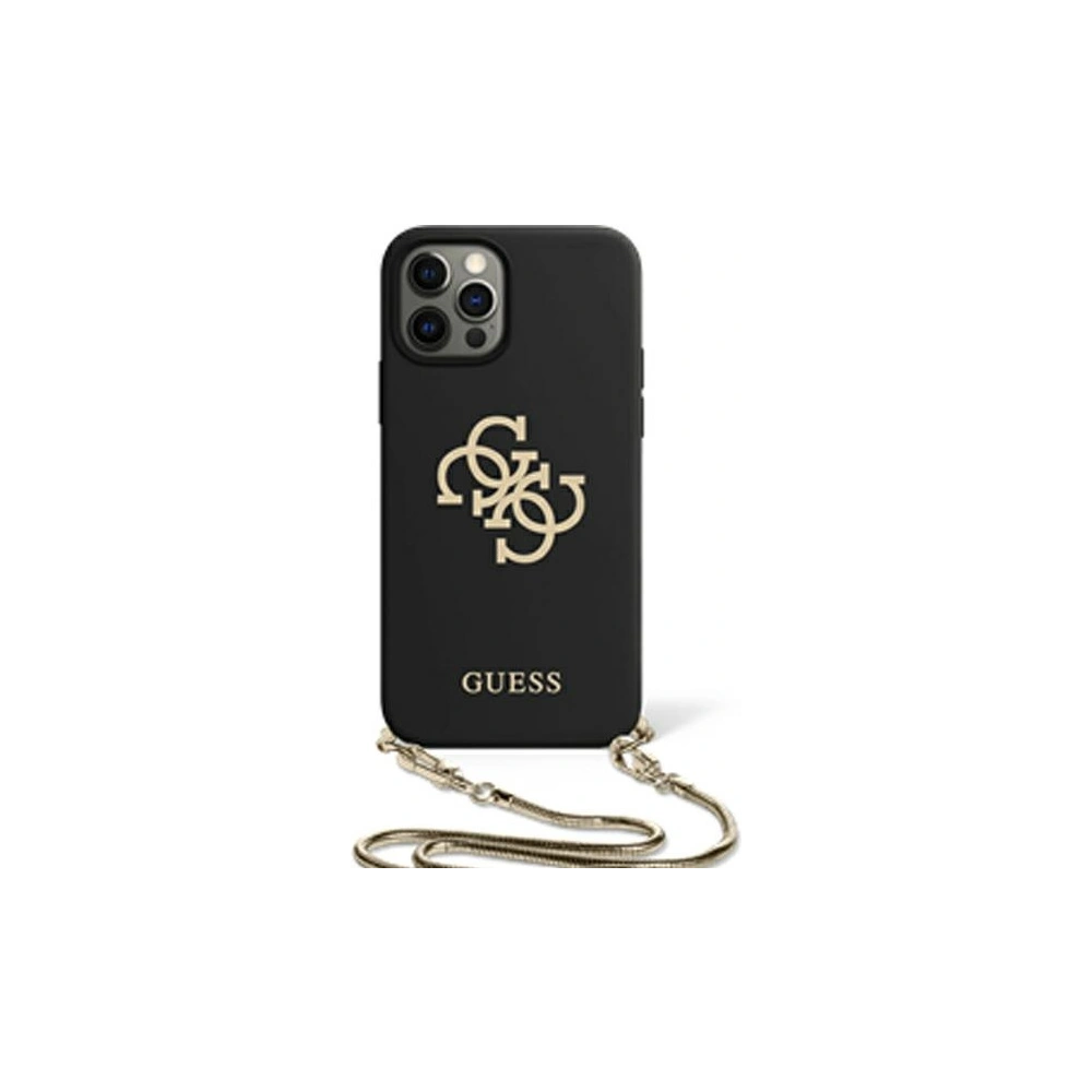 Hurtownia GSM - Etui Guess GUHCN61LSC4GBK Apple iPhone 11 černé/black hardcase 4G Gold Chain Collection - GUE1064BLK - {ean13} - Hurt
