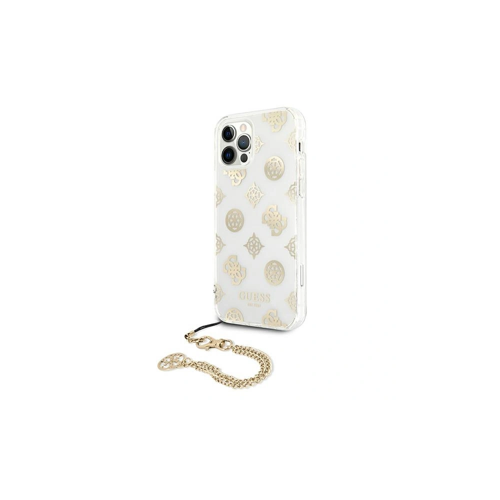 Hurtownia GSM - Etui Guess GUHCP12LKSPEGO Apple iPhone 12 Pro Max złoty/gold hardcase Peony Chain Collection - GUE1068GLD - {ean13} - Hurt