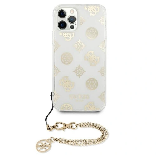 Etui Guess GUHCP12LKSPEGO Apple iPhone 12 Pro Max złoty/gold hardcase Peony Chain Collection