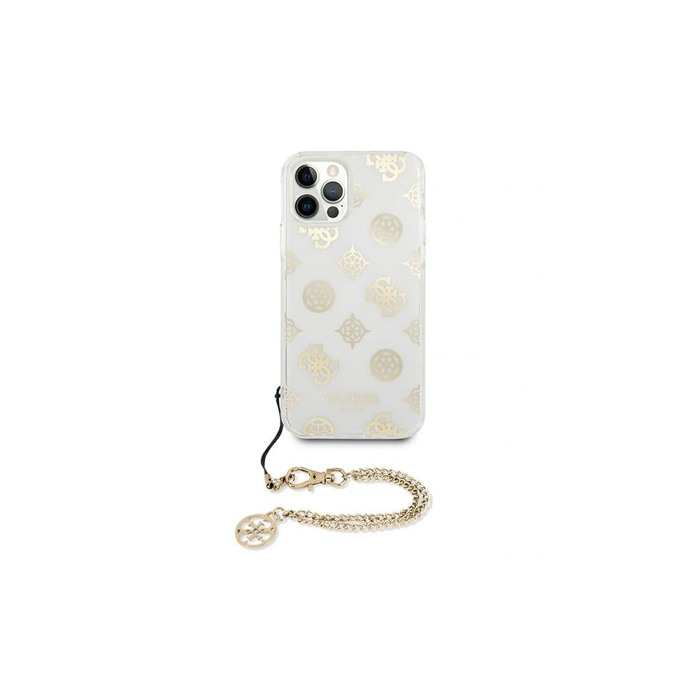 Hurtownia GSM - Etui Guess GUHCP12LKSPEGO Apple iPhone 12 Pro Max złoty/gold hardcase Peony Chain Collection - GUE1068GLD - {ean13} - Hurt