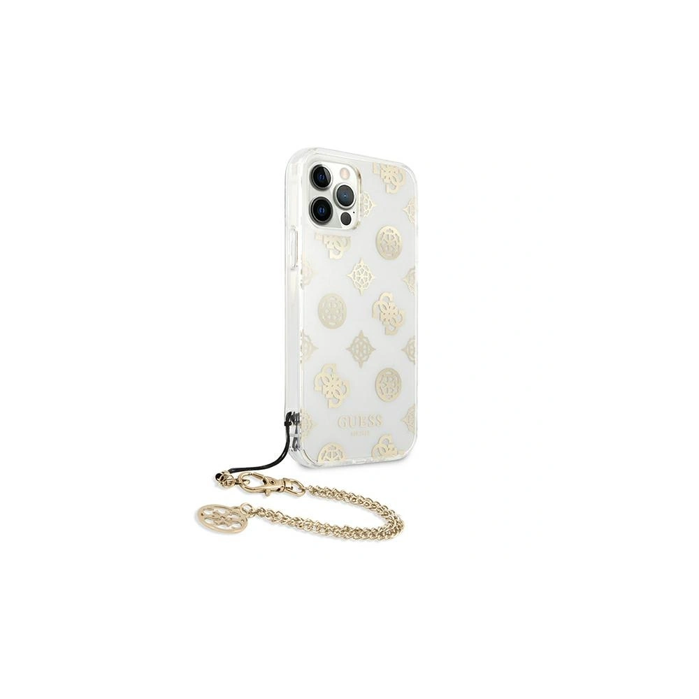 Hurtownia GSM - Etui Guess GUHCP12LKSPEGO Apple iPhone 12 Pro Max złoty/gold hardcase Peony Chain Collection - GUE1068GLD - {ean13} - Hurt