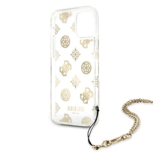 Etui Guess GUHCP12LKSPEGO Apple iPhone 12 Pro Max złoty/gold hardcase Peony Chain Collection