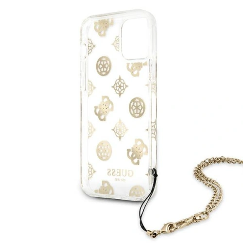 Etui Guess GUHCP12LKSPEGO Apple iPhone 12 Pro Max złoty/gold hardcase Peony Chain Collection