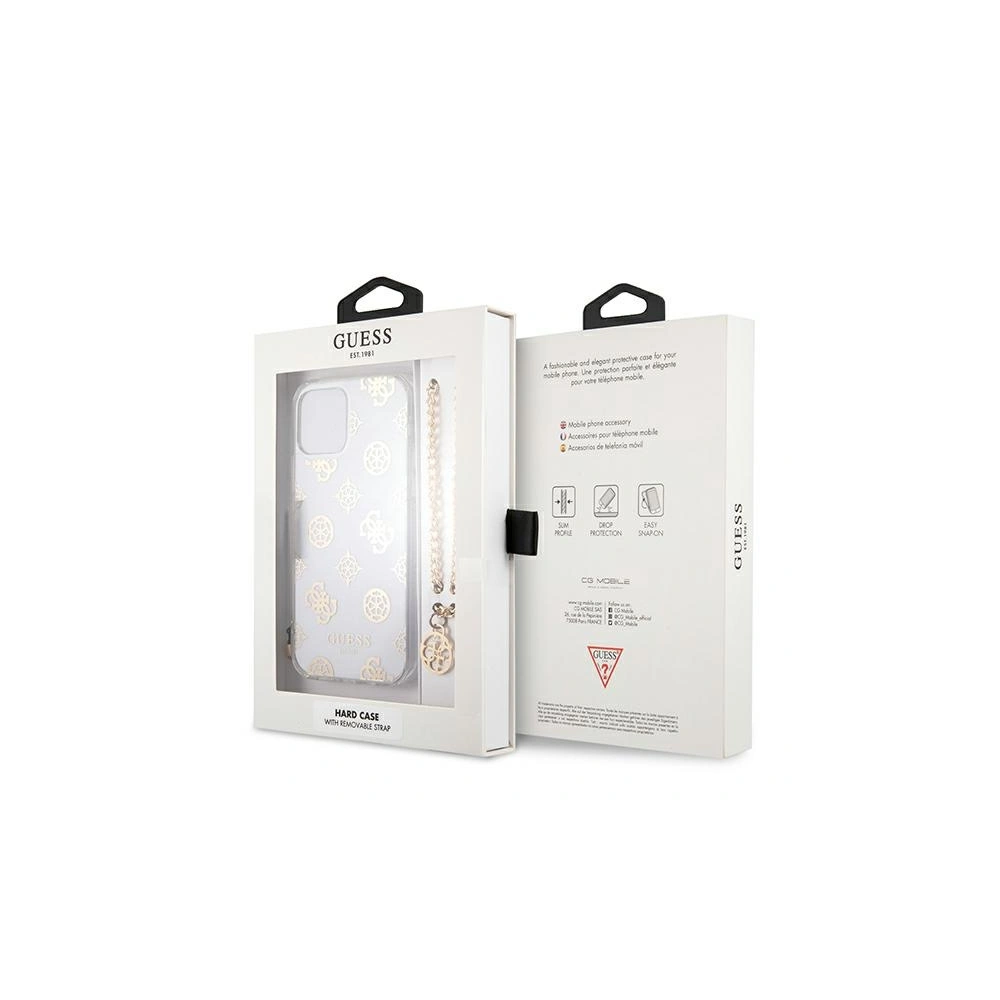 Hurtownia GSM - Etui Guess GUHCP12LKSPEGO Apple iPhone 12 Pro Max złoty/gold hardcase Peony Chain Collection - GUE1068GLD - {ean13} - Hurt
