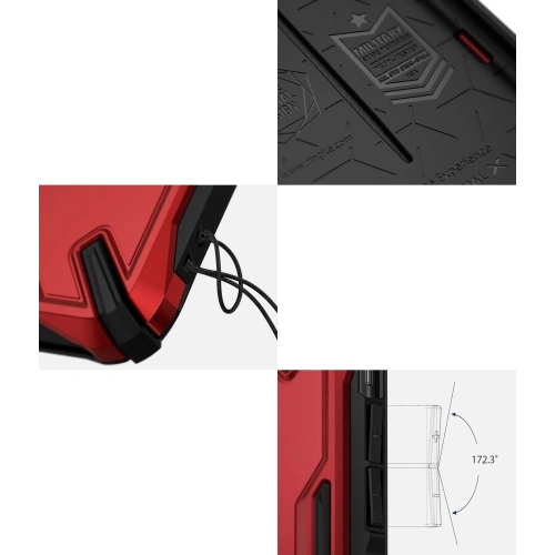 Etui Ringke Dual-X iPhone XS Max 6.5 Iron Red