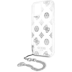 Hurtownia GSM - Etui Guess GUHCP12LKSPESI Apple iPhone 12 Pro Max stříbrný/silver hardcase Peony Chain Collection - GUE1069SLV - {ean13} - Hurt