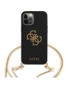Wholesale Guess GUHCP12LLSC4GBK Apple iPhone 12 Pro Max black hardcase 4G Gold Chain Collection - GUE1070BLK - {ean13} - Hurt
