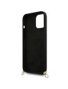 Wholesale Guess GUHCP12LLSC4GBK Apple iPhone 12 Pro Max black hardcase 4G Gold Chain Collection - GUE1070BLK - {ean13} - Hurt