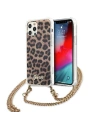 Etui Guess GUHCP12MKCLEO Apple iPhone 12/12 Pro Leopard hardcase Gold Strap