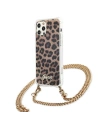 Hurtownia GSM - Etui Guess GUHCP12MKCLEO Apple iPhone 12/12 Pro Leopard hardcase Gold Strap - GUE1072LEO - {ean13} - Hurt