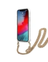 Hurtownia GSM - Etui Guess GUHCP12MKCLEO Apple iPhone 12/12 Pro Leopard hardcase Gold Strap - GUE1072LEO - {ean13} - Hurt