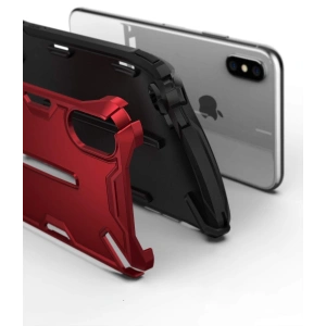 Etui Ringke Dual-X iPhone XS Max 6.5 Iron Red