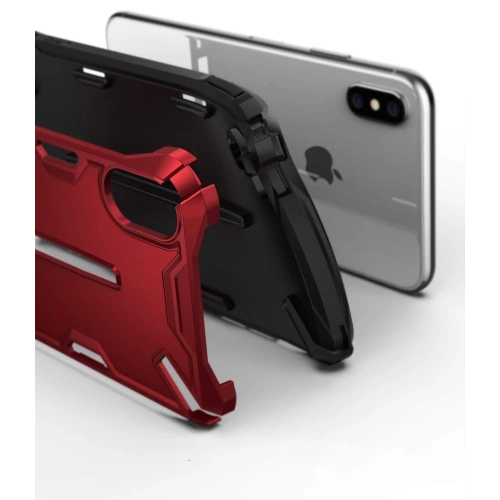 Etui Ringke Dual-X iPhone XS Max 6.5 Iron Red