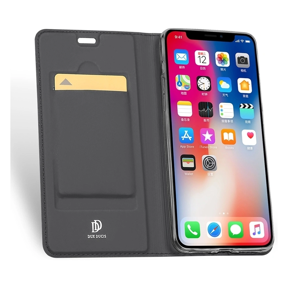 Hurtownia GSM - Etui DuxDucis SkinPro iPhone XS/X 5.8 Gray + Szkło - DDS158GRY - {ean13} - Hurt