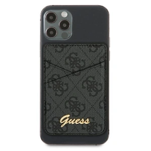 Hurtownia GSM - Kapsa na karty Guess Wallet Card Slot GUWMS4GTLBK MagSafe 4G šedá/grey - GUE1080GRY - {ean13} - Hurt
