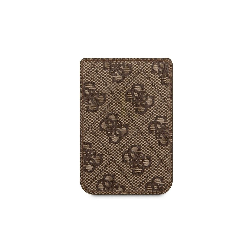 Hurtownia GSM - Kapsa na karty Guess Peněženka Slot na karty GUWMS4GTLBR MagSafe 4G hnědá/brown - GUE1081BR - {ean13} - Hurt